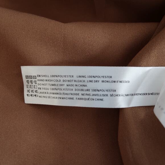 En Saison Gingham Organza Tiered Mini Dress Size M - Picture 12 of 14